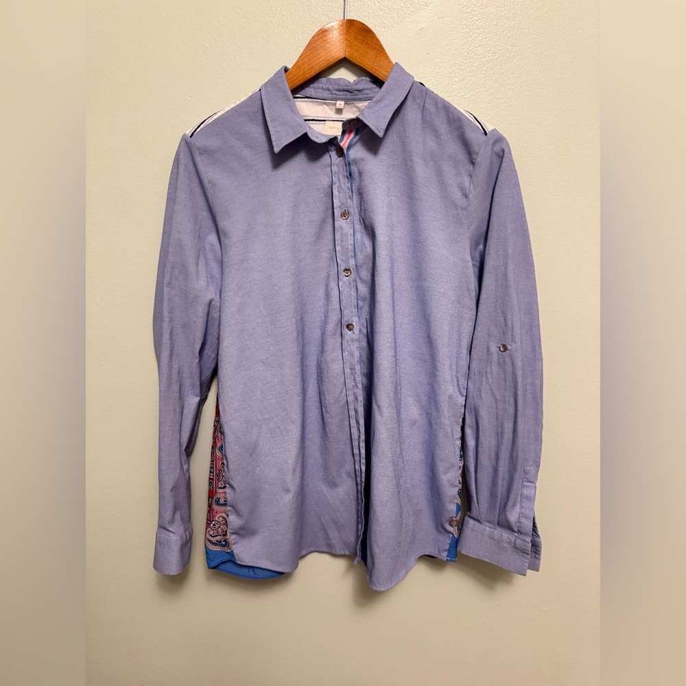 Milano Light Blue Casual Button-Down Shirt